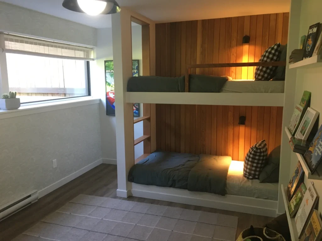 bunk bed room renovation